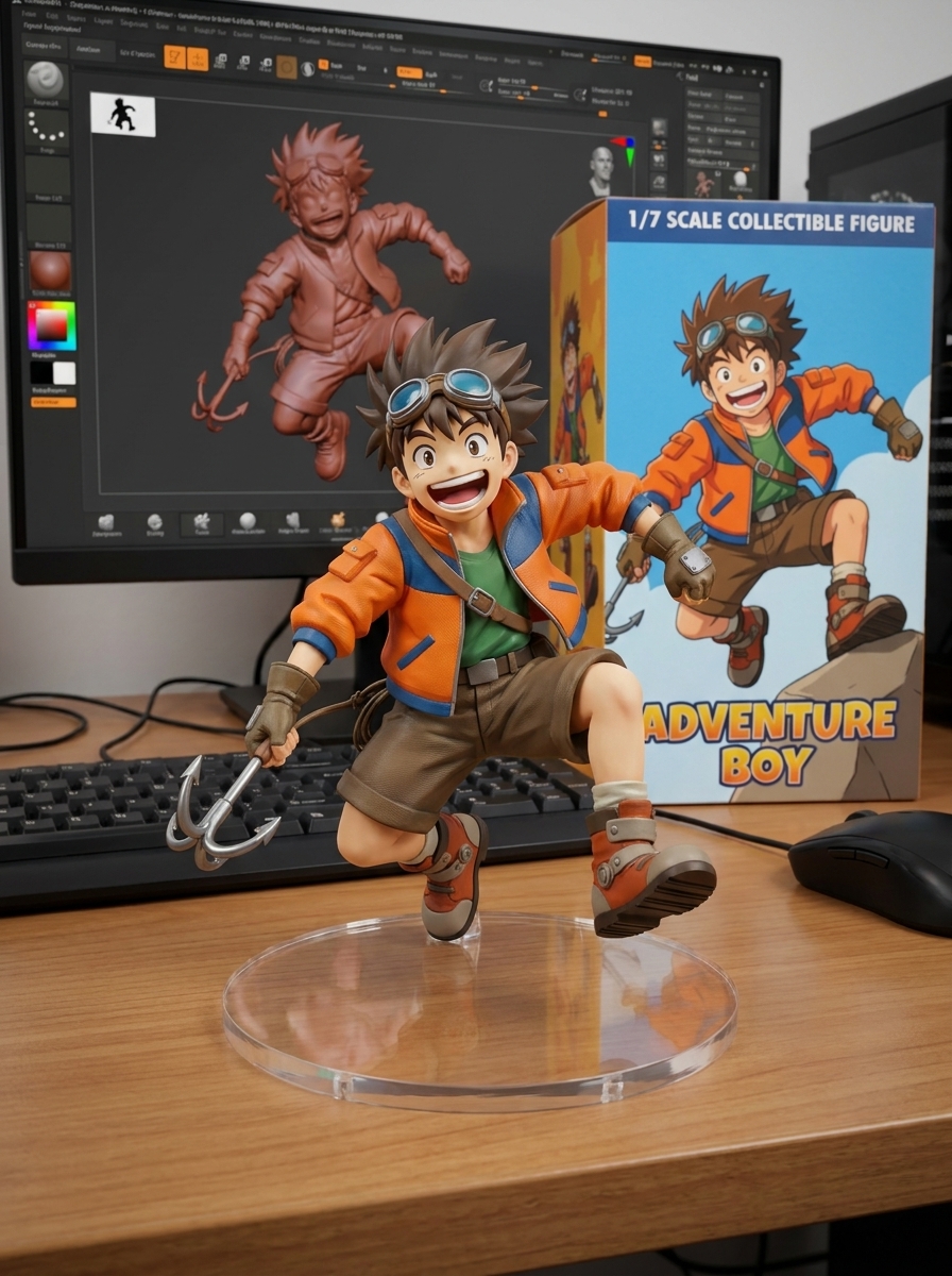 Коллекционная фигурка 1/7 с коробкой — слайд 1