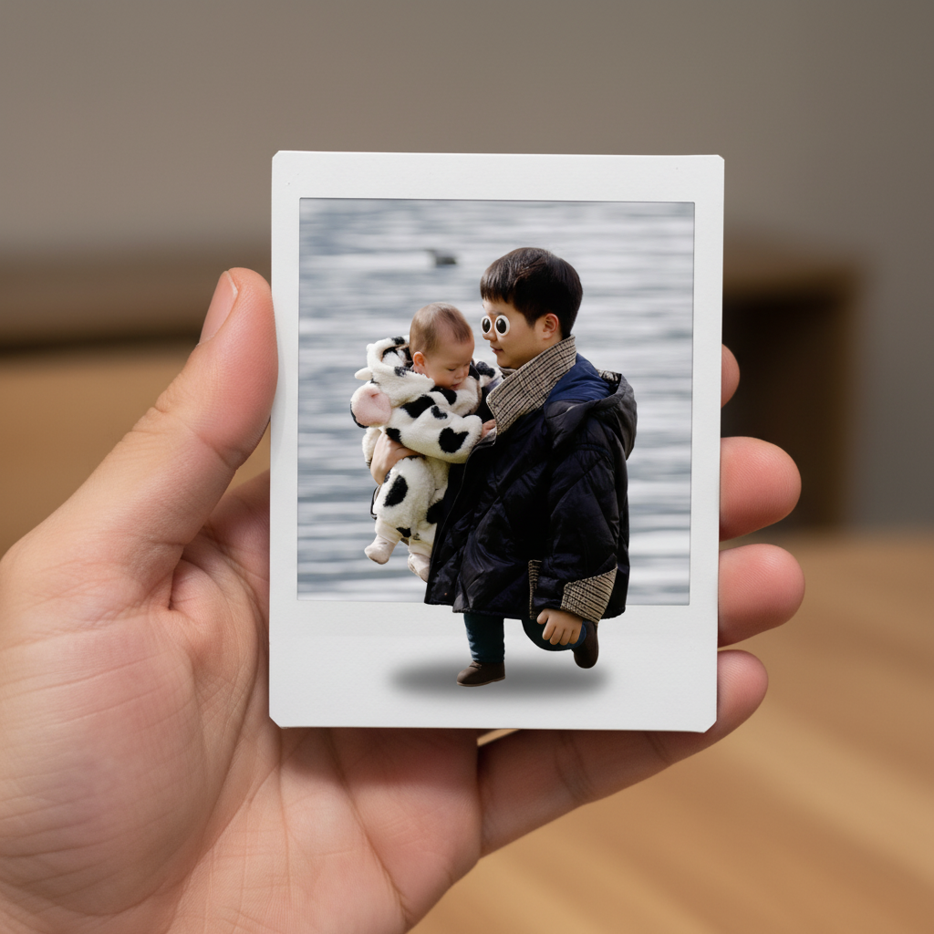 3D-эффект выхода из Polaroid — слайд 1