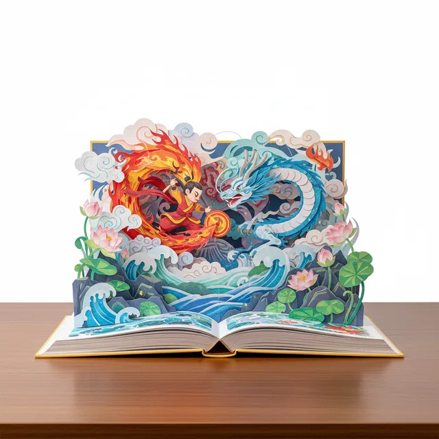 3D книжка-раскладушка